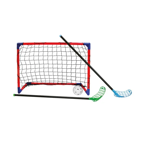 CROSS Floorball set za igru s 2 palicama i 2 golovima - Woodyland slika 2