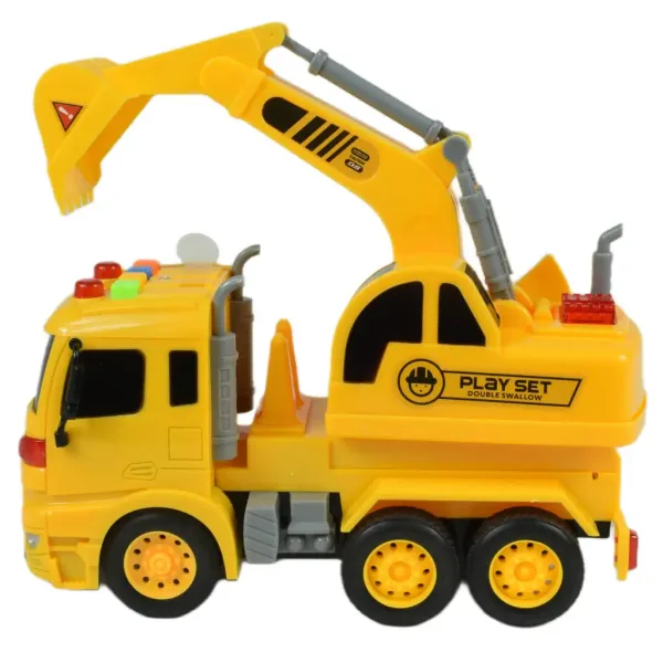 City Truck: Bager kamion s svjetlom i zvukom 20cm slika 5