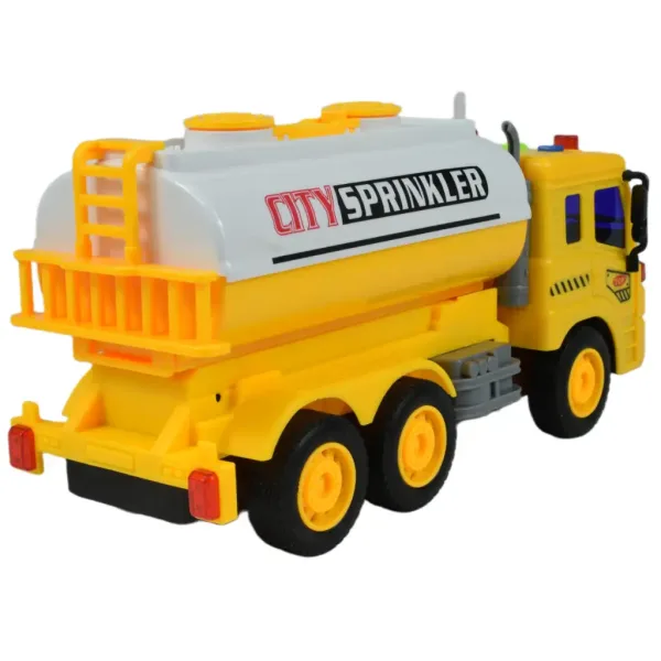 City Truck: Žuti kamion s cisternom sa svjetlom i zvukom 1/18 slika 4