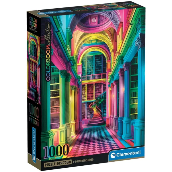 Colorbloom: Athenaeum puzzle od 1000 dijelova - Clementoni slika 1