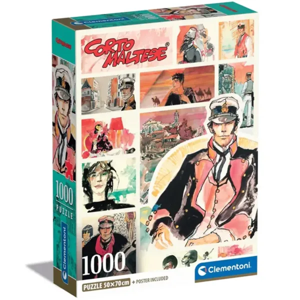 Corto Maltese puzzle od 1000 dijelova - Clementoni slika 1