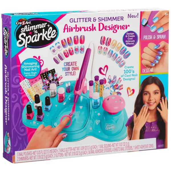Cra-Z-Art: Shimmer and Sparkle - Glitter & Shimmer set za prskanje boje za nokte u studiju slika 7