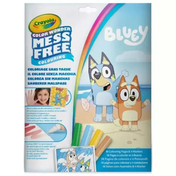 Crayola: Color Wonder - Bluey set za bojanje bez mrlja u mapi slika 1