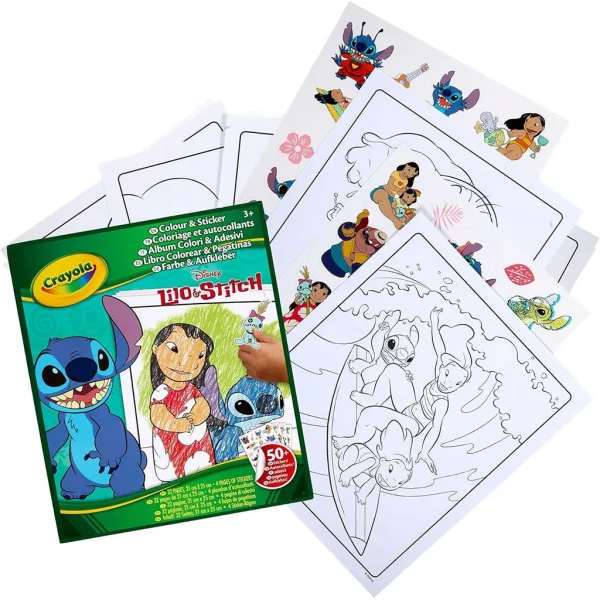 Crayola: Lilo & Stitch bojanka i album sa naljepnicama slika 2