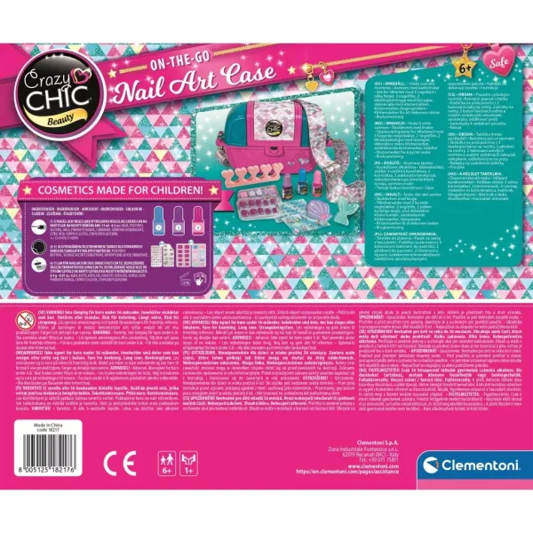 Crazy Chic: Igraći set "Salon za nokte u torbi" - Clementoni slika 3