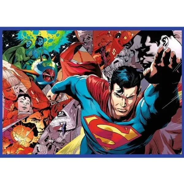 DC: Hrabri Superman 4x250-dijelni puzzle - Trefl slika 2