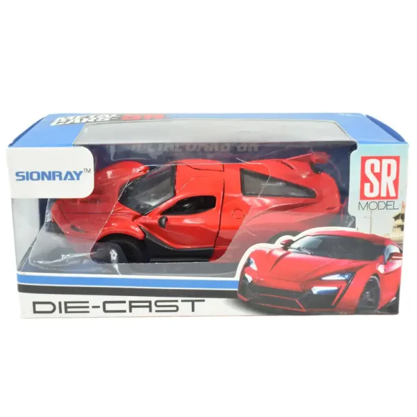 Die-Cast: Metalni luksuzni sportski automobil s otvarajućim vratima, u različitim varijantama 12cm 1db slika 20