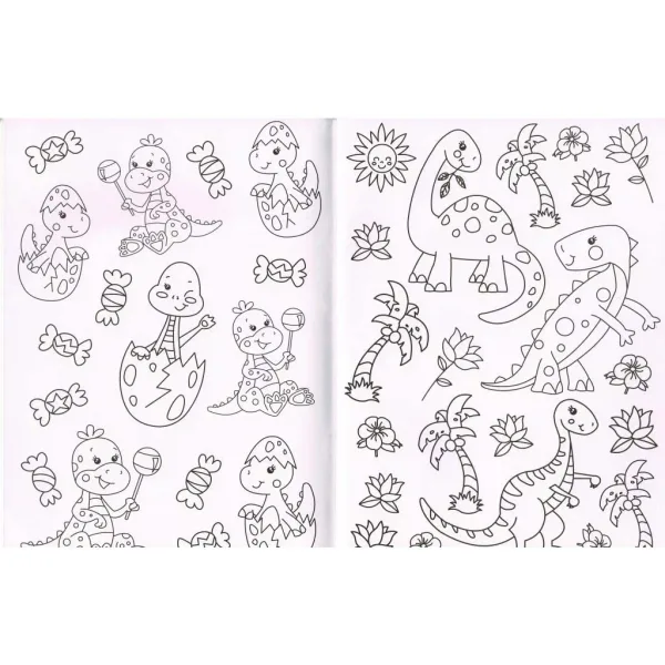 Dijamantna bojanka - Dinosauri slika 2