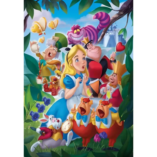 Disney: Alice u zemlji čudesa 1000 komada puzzle - Clementoni slika 2