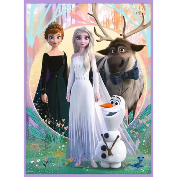 Disney: Ledeno Kraljevstvo 2. - Princeze na svojoj zemlji puzzle i memorijska kartica 2 u 1 set - Trefl slika 2