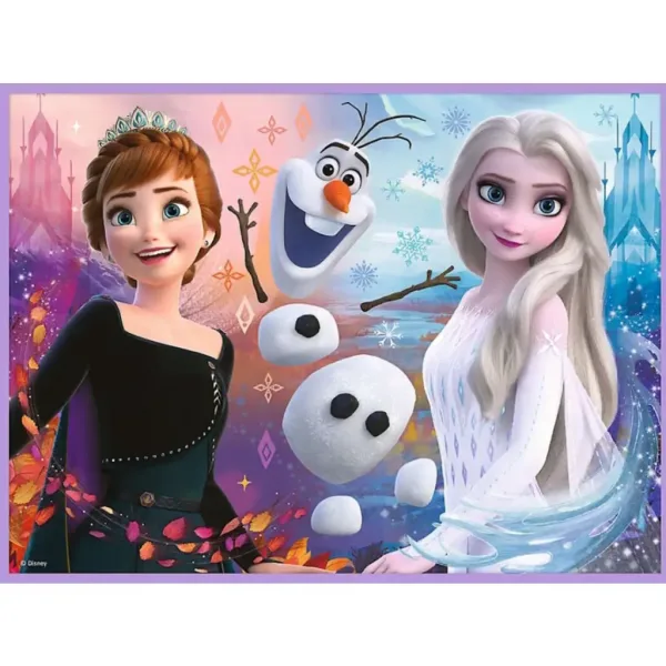 Disney: Ledeno Kraljevstvo 2. - Princeze na svojoj zemlji puzzle i memorijska kartica 2 u 1 set - Trefl slika 3