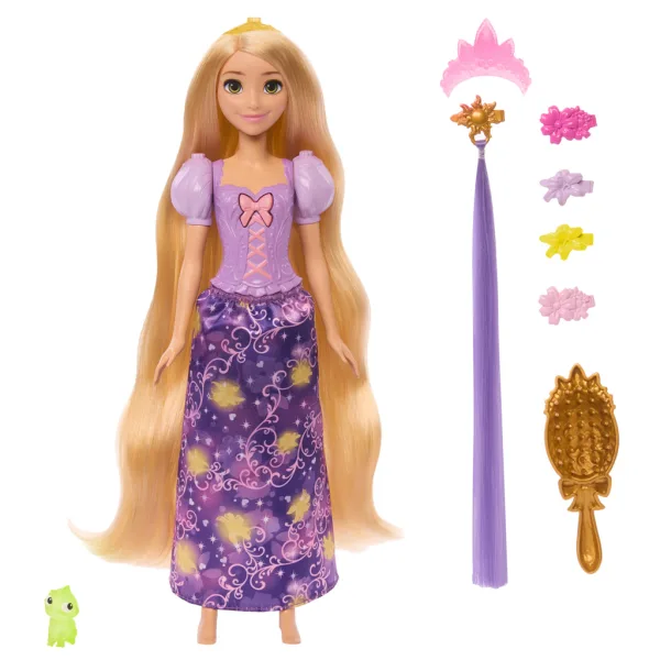 Disney Princeze Zlatokosa čarobna lutka s dodacima - Mattel slika 3
