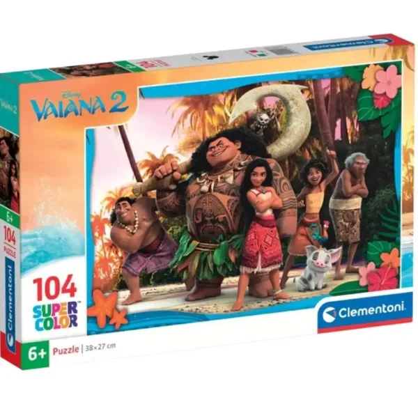 Disney+Vaiana 2 104-dijelna Supercolor slagalica - Clementoni slika 1