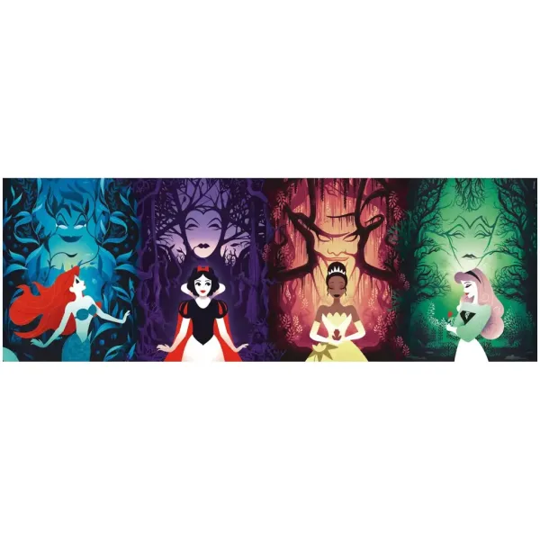 Disney+princeze+1000-dijelna+panoramska+slagalica+s+plakatom+-+Clementoni slika 2