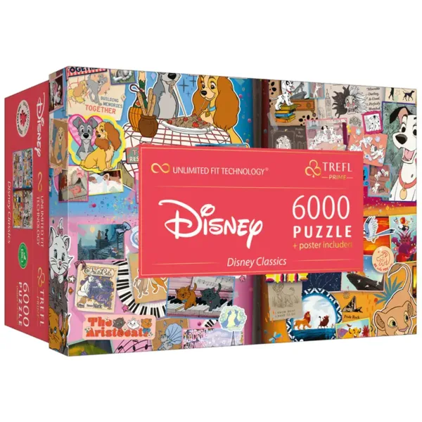 Disney+zlatne+godine+13500+komada+puzzle+-+Trefl slika 2