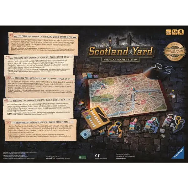 Društvena igra Scotland Yard – izdanje Sherlock Holmes – Ravensburger slika 2