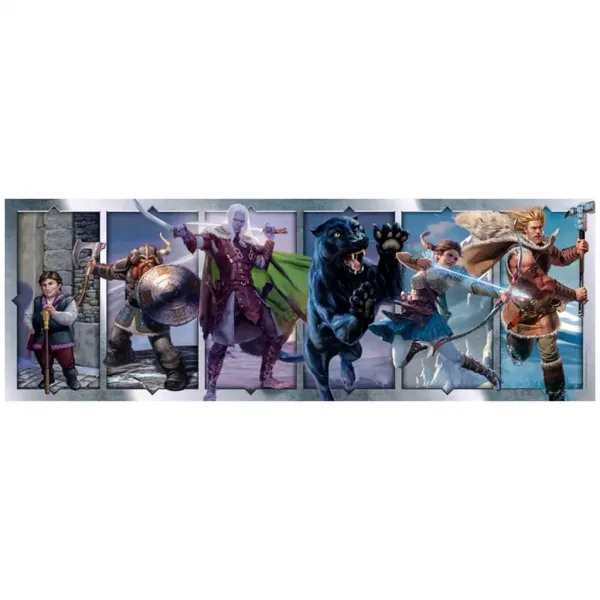 Dungeons & Dragons 1000-dijelna panoramska slagalica s posterom - Clementoni slika 2