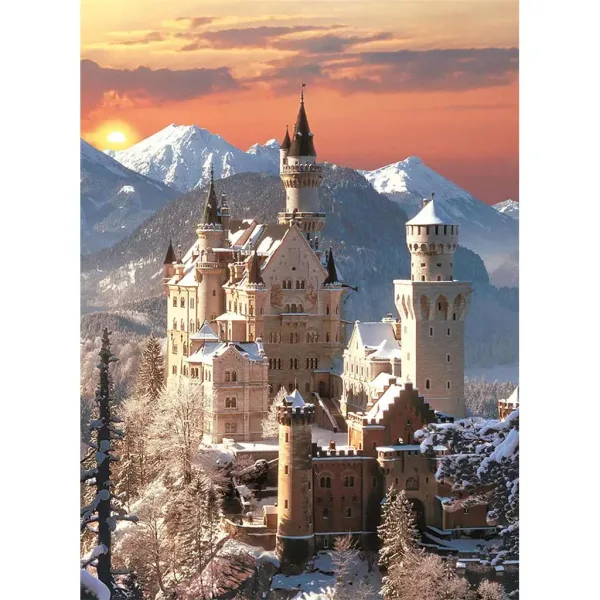 Dvorac Neuschwanstein puzzle od 1500 komada, HQC, 59,5x84,5 cm - Clementoni slika 2
