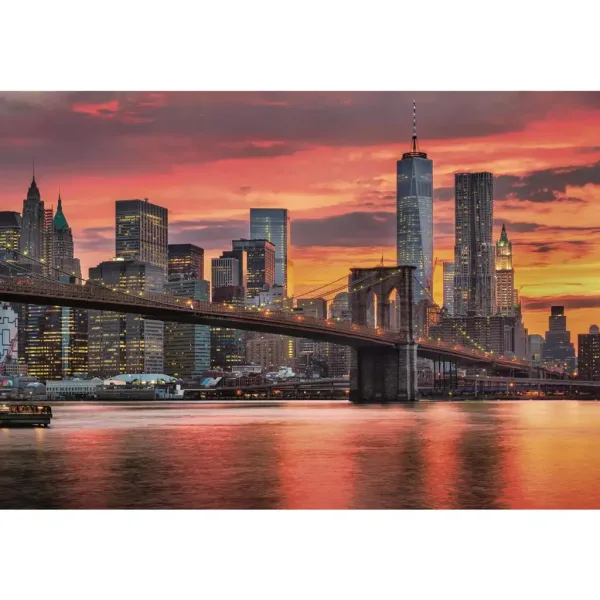 East River u sumrak 1500 komada HQC puzzle - Clementoni slika 2
