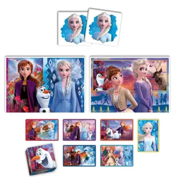 Edukit: Frozen 4 u 1 kolekcija igara - Clementoni slika 3