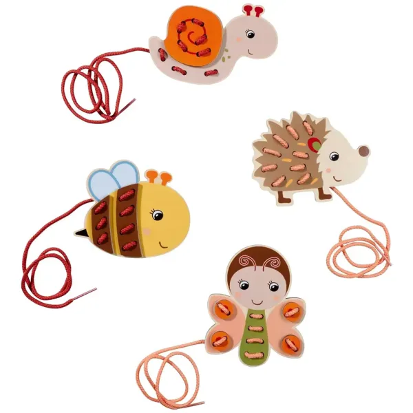 Eichhorn: Drvena igračka za provlačenje s motivima životinja - Simba Toys slika 2
