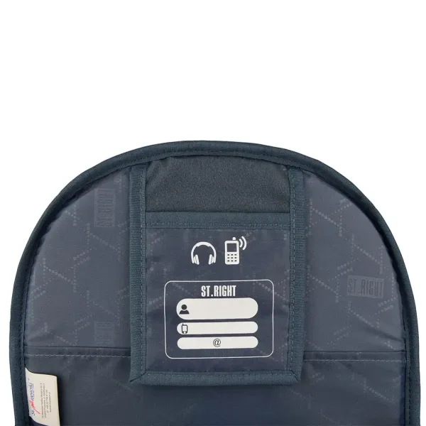 Ergonomska školska torba, ruksak St.Right Black Cats BP06 345,5x35,5x5,5cm slika 6