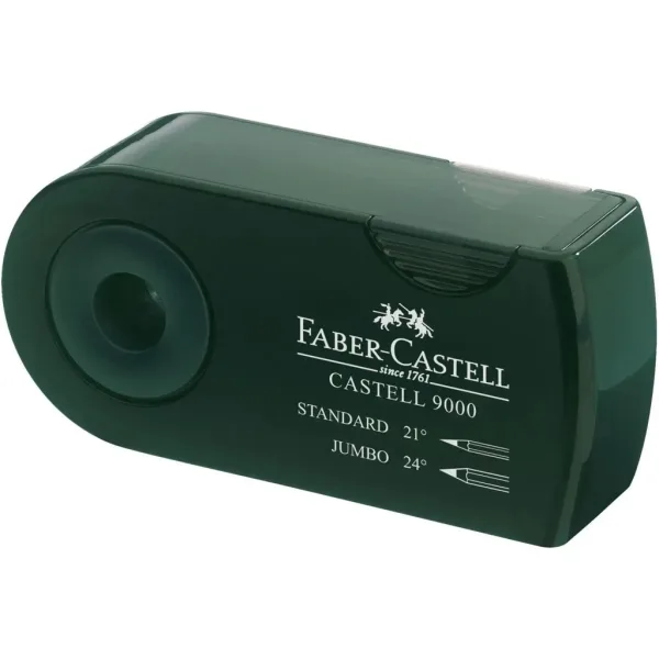 Faber-Castell: Castell 9000 zeleni dvostruki šiljilo slika 2