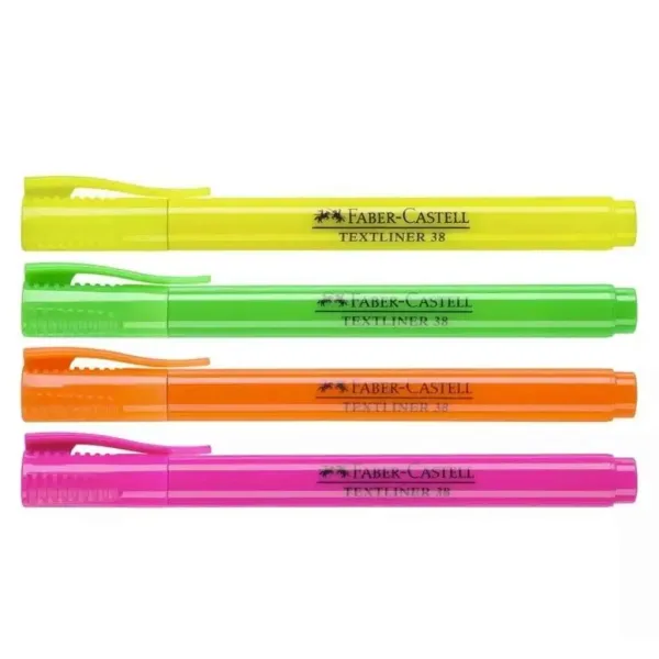 Faber-Castell: Textliner 38 Set za isticanje teksta s fluorescentnim bojama, pakiranje od 4 komada slika 2