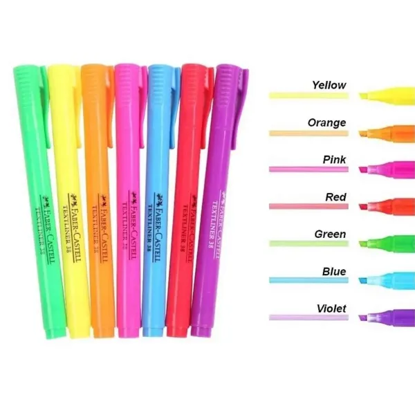Faber-Castell: Textliner 38 Set za isticanje teksta s fluorescentnim bojama, pakiranje od 8 komada slika 2