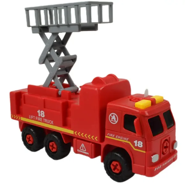 Fire Engine: Dizalica za demontažu vatrogasnog vozila s alatima i zvukom 20cm slika 3