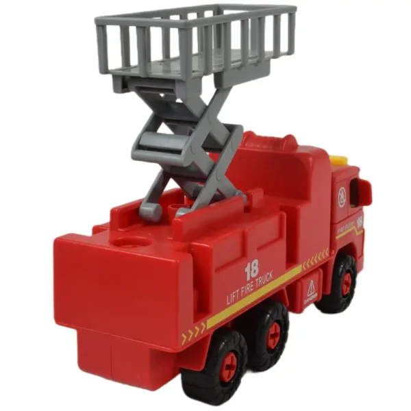 Fire Engine: Dizalica za demontažu vatrogasnog vozila s alatima i zvukom 20cm slika 5