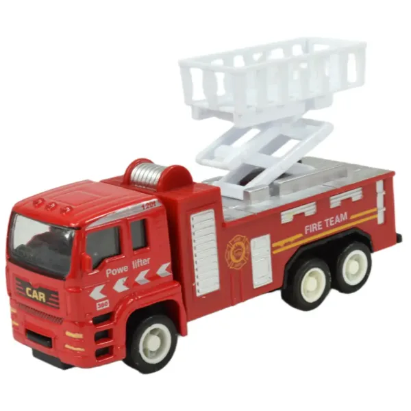 Fire Rescue Team: 4 komada metalni set vatrogasnih kamiona slika 2