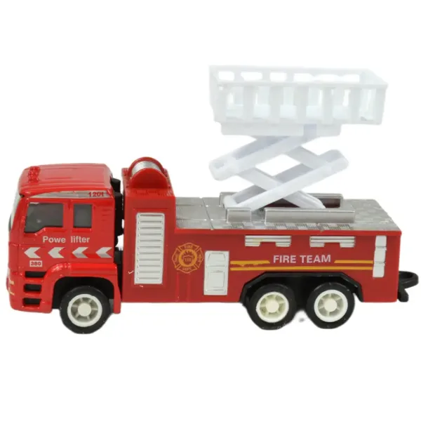 Fire Rescue Team: 4 komada metalni set vatrogasnih kamiona slika 3