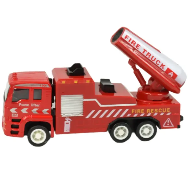 Fire Rescue Team: 4 komada metalni set vatrogasnih kamiona slika 5
