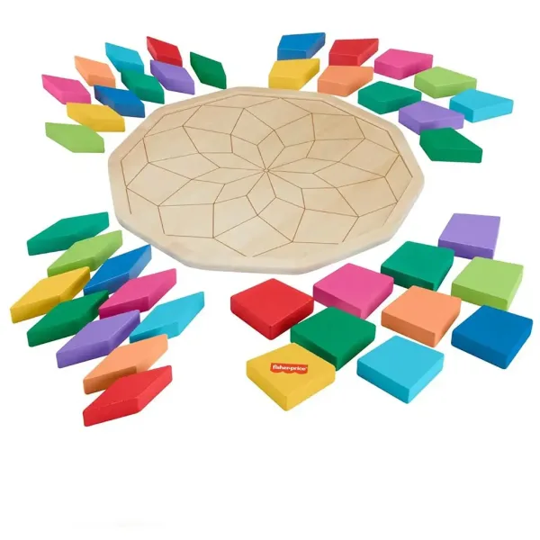 Fisher-Price: Drvena mandala slagalica - Mattel slika 2