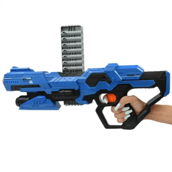 Frantic Launcher: Ručni spužva bacač s metom i streljivom 49cm slika 6