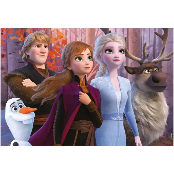 Frozen 2 2-u-1 puzzle od 108 dijelova i bojanka 50x35 cm - Lisciani slika 2