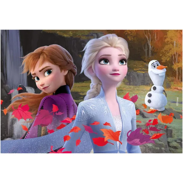 Frozen 2 2-u-1 puzzle od 24 dijelova i bojanka 50x35 cm - Lisciani slika 2