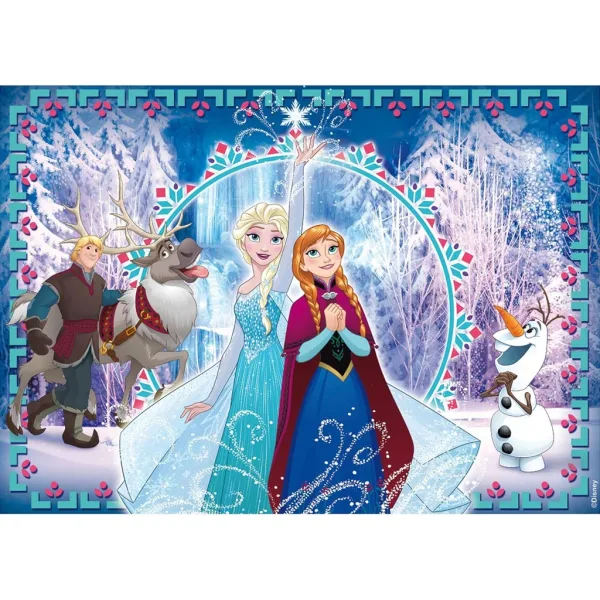 Frozen 2 u 1, puzzle od 250 dijelova i bojanka 50x35 cm - Lisciani slika 2