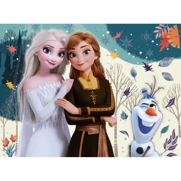 Frozen sestre 2 u 1, eco mini slagalica od 48 dijelova i bojanka 35x25 cm – Lisciani slika 2