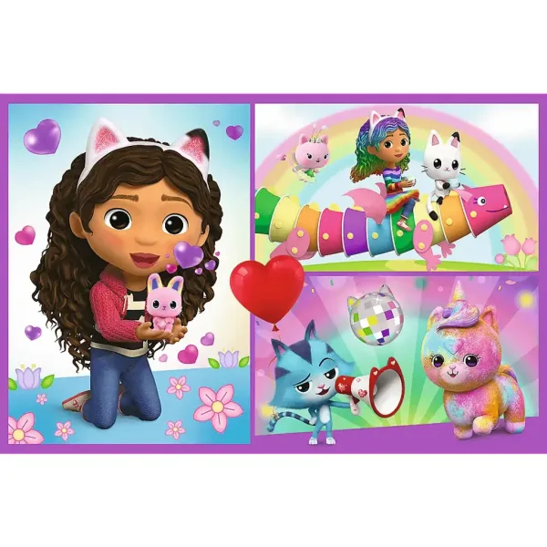 Gabi kućica za lutke igraći dan 2x70 komada puzzle - Trefl slika 3