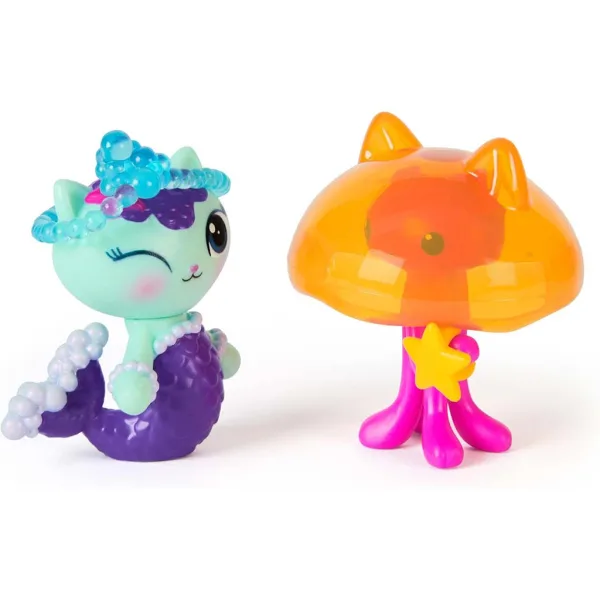 Gabinina kuća za lutke Kino: Paket s 2 figurice Aquaroom - MerCat i Kitty Jellyfish - Spin Master slika 2