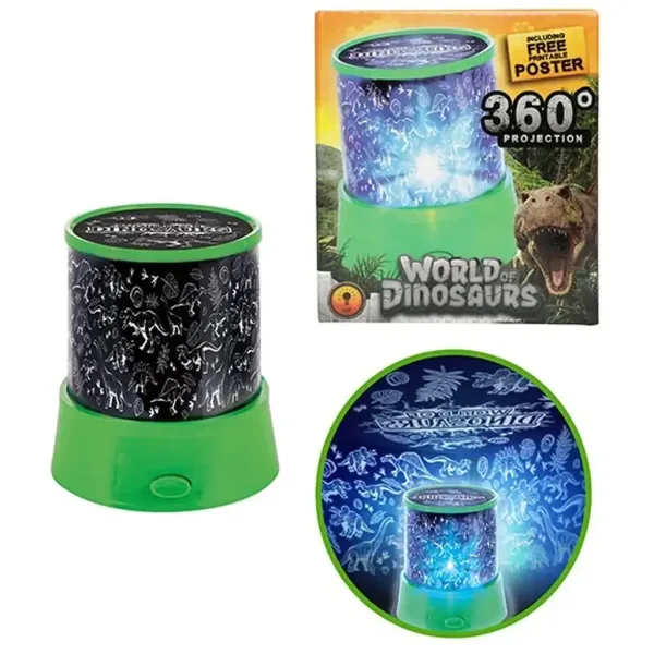 Glow N Fun projektorska lampa s uzorkom dinosaura slika 2