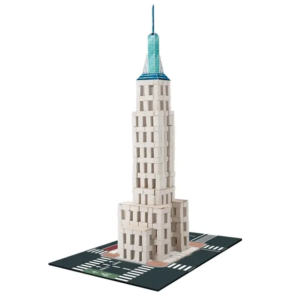 Gradimo od Brick Trick cigli: Empire State Building XL građevinski set - Trefl slika 2