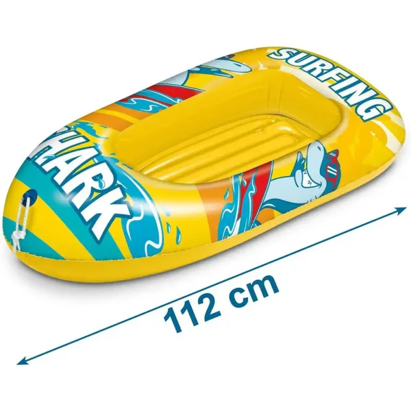 Gumenjak na napuhavanje s uzorkom morskog psa 112 cm - Mondo Toys slika 3