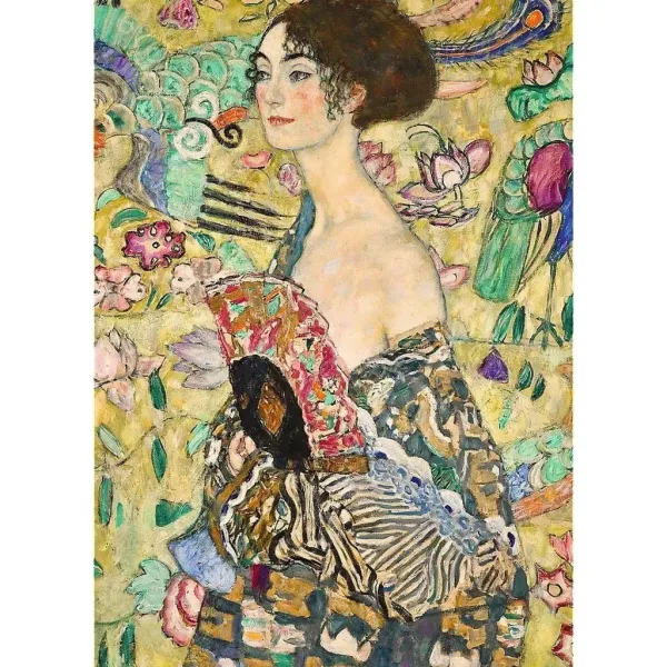 Gustav Klimt: Dama s lepezom 1000-dijelna slagalica - Trefl slika 2