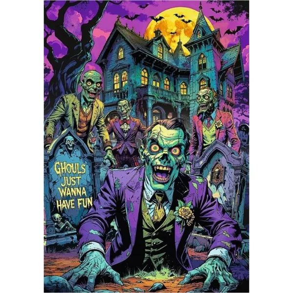 Hall of Horror: Zombie 1000-dijelna Premium Plus slagalica - Trefl slika 2