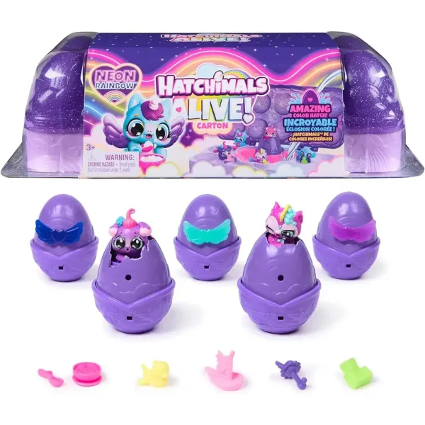 Hatchimals Alive!: Neon Rainbow držač za jaja - Spin Master slika 3