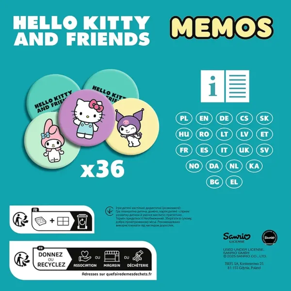 Hello Kitty igra memorije - Trefl slika 3