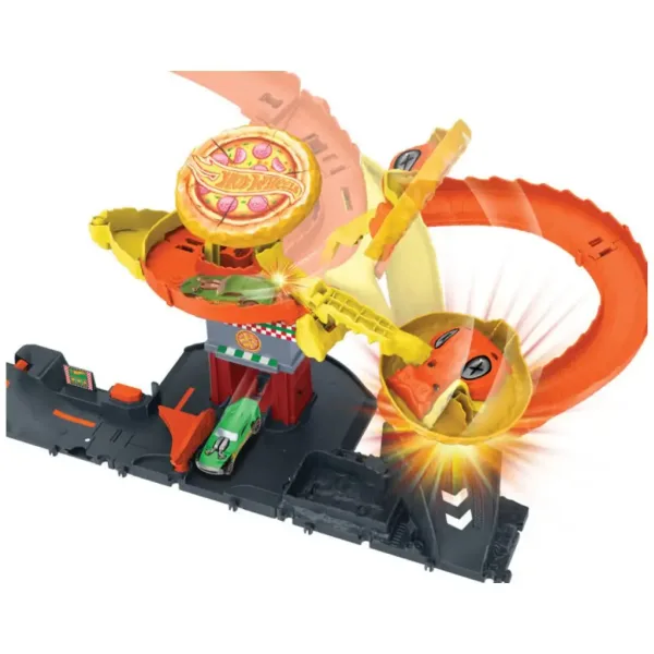 Hot Wheels City: Napad Kobre na pizzeriji staza set - Mattel slika 3